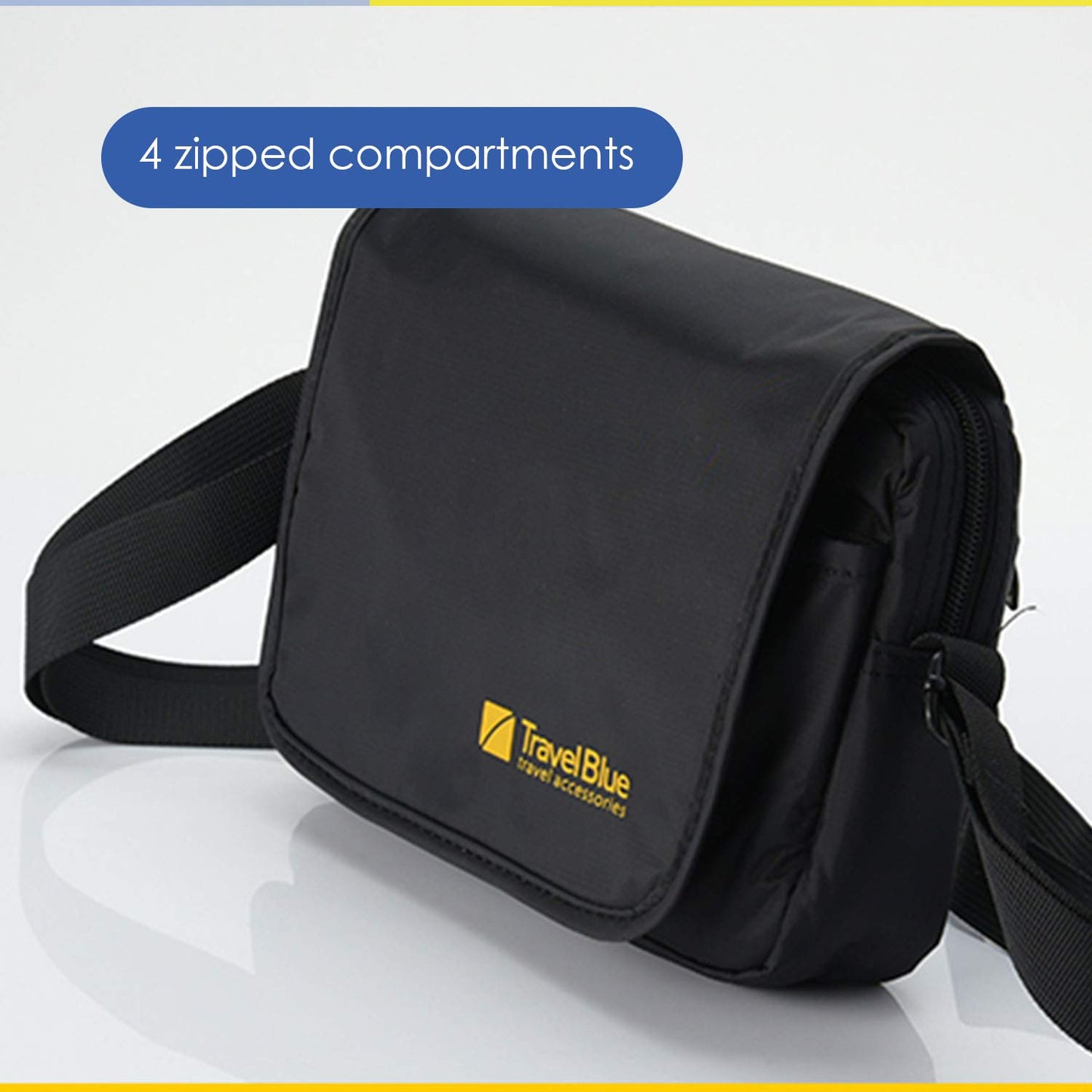 Travel Blue City Pouch Crossbody Bag Black