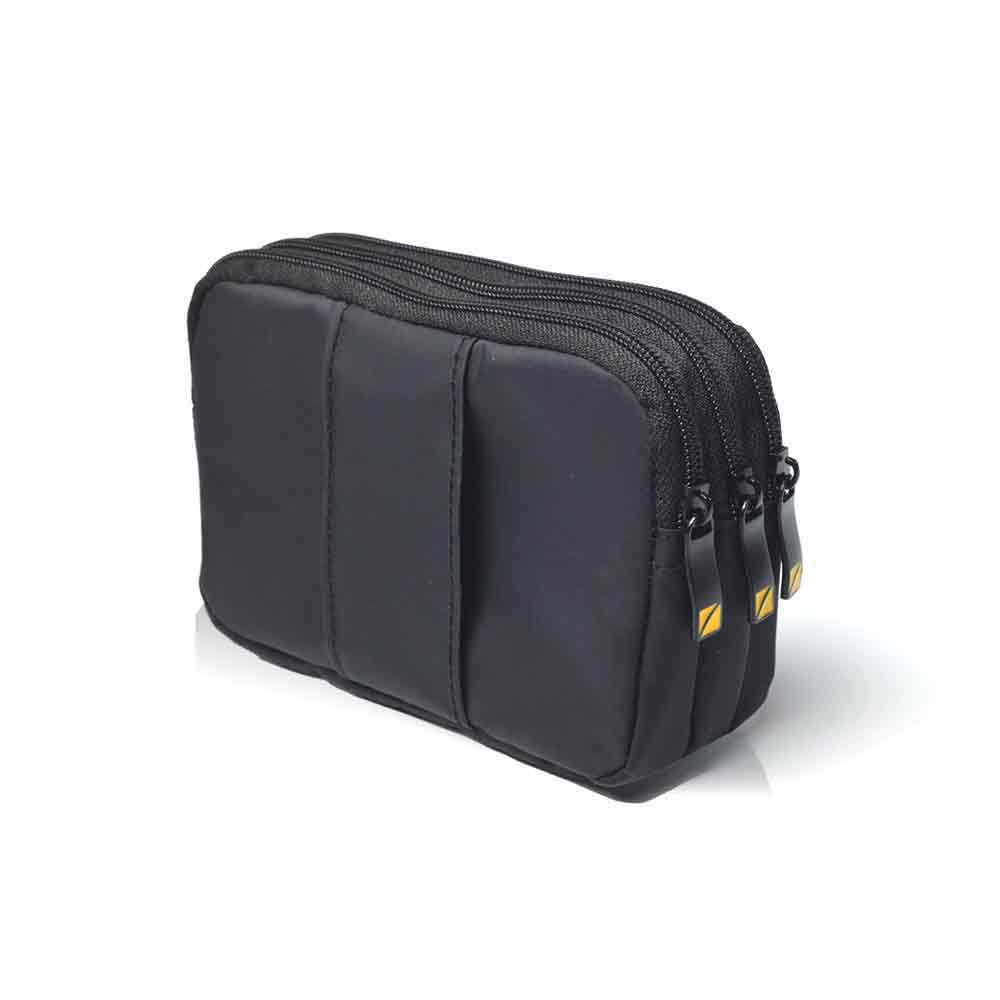Travel Blue Triple Pod Phone/camera Pouch Black