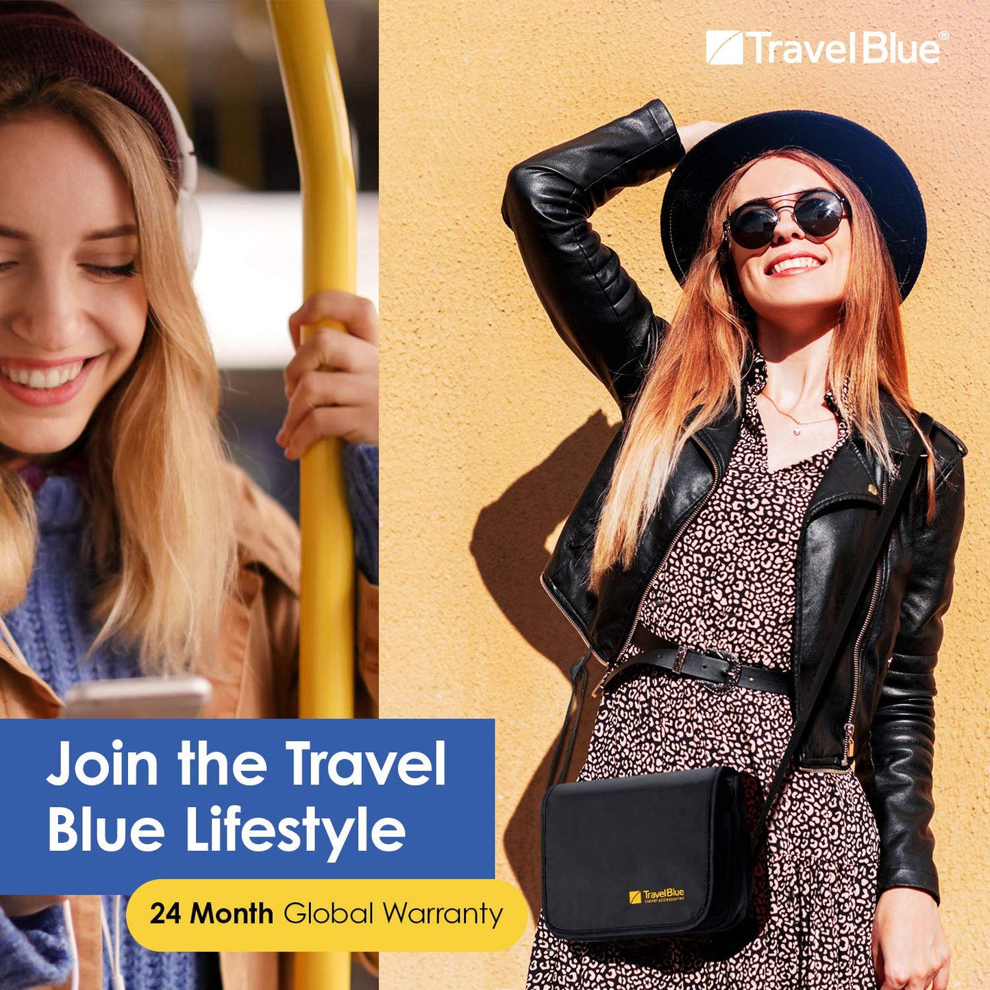 Travel Blue City Pouch Crossbody Bag Black