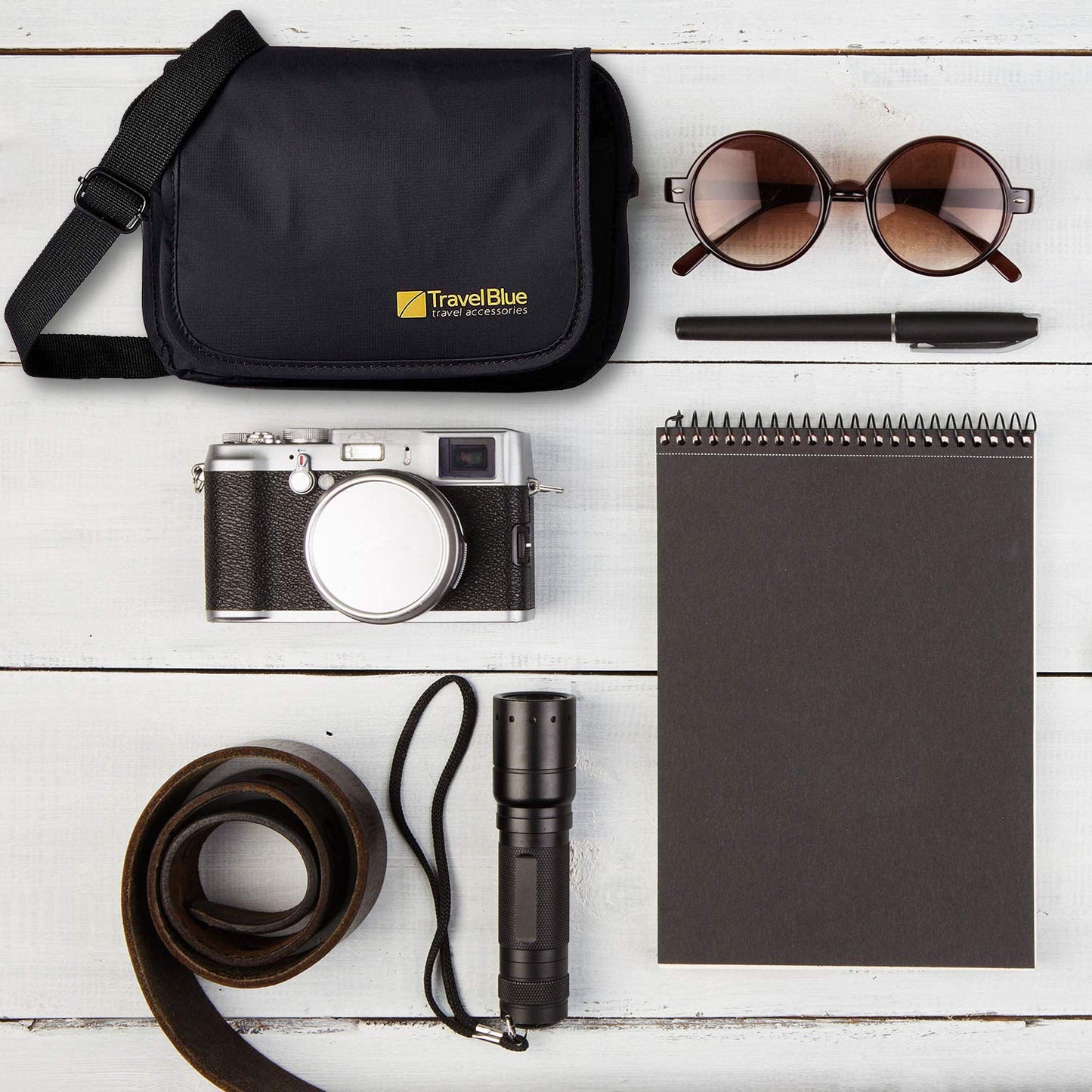 Travel Blue City Pouch Crossbody Bag Black