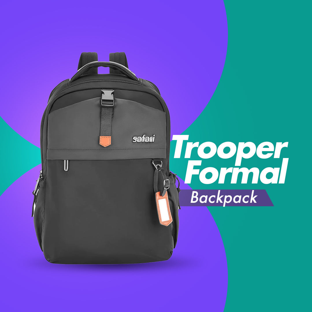Safari Trooper 20 L Black Laptop Backpack