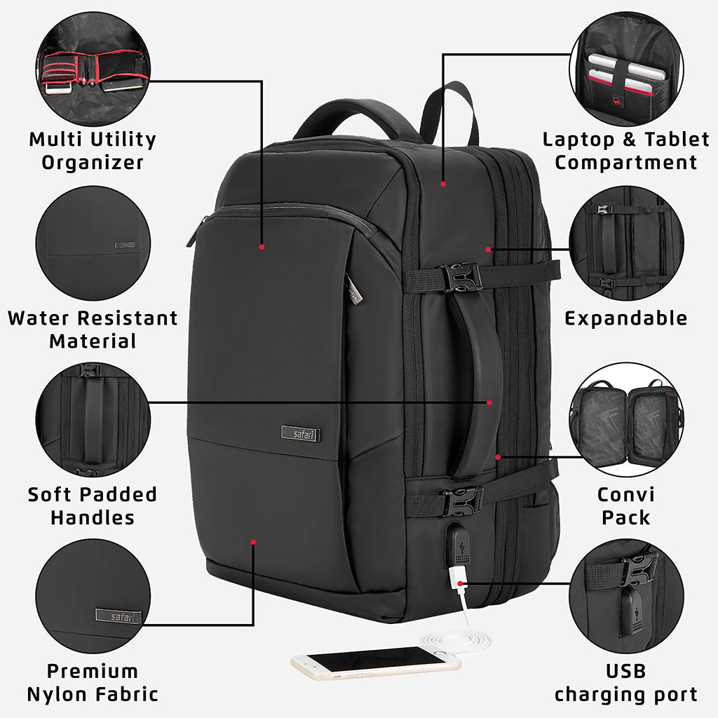 Safari Zeus Formal Backpack Blakc