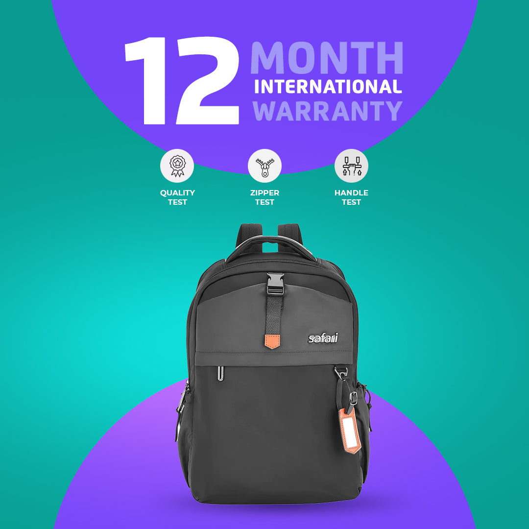 Safari Trooper 20 L Black Laptop Backpack